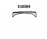Click Here For Full Product Info E16384 PANEL-REPAIR-SMALL FLARE-REAR-LEFT HAND-PRESS MOLDED-GRAY-63-66