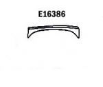 Click Here For Full Product Info E16386 PANEL-REPAIR-SMALL FLARE-FRONT-RIGHT HAND-PRESS MOLDED-BLACK-67