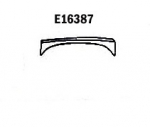 Click Here For Full Product Info E16387 PANEL-REPAIR-SMALL FLARE-FRONT-LEFT HAND-PRESS MOLDED-BLACK-67
