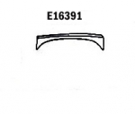 Click Here For Full Product Info E16391 PANEL-REPAIR-SMALL FLARE-FRONT-RIGHT HAND-PRESS MOLDED-WHITE-63-65