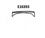 E16393 PANEL-REPAIR-SMALL FLARE-REAR-RIGHT HAND-PRESS MOLDED-WHITE-63-65