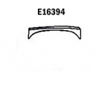 E16394 PANEL-REPAIR-SMALL FLARE-FRONT-RIGHT HAND-PRESS MOLDED-GRAY-63-66