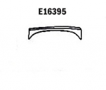 Click Here For Full Product Info E16395 PANEL-REPAIR-SMALL FLARE-FRONT-LEFT HAND-PRESS MOLDED-GRAY-63-66
