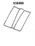 E16405 HOOD-ASSEMBLY-SMALL BLOCK-PRESS MOLDED-GRAY-65
