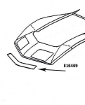 E16469 BONDING STRIP-SURROUND REINFORCING-PRESS MOLDED-BLACK-68-72