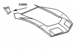 Click Here For Full Product Info E16502 PANEL-COWL TOP BONDING-PRESS MOLDED-BLACK-RIGHT HAND-68-72