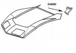 Click Here For Full Product Info E16503 PANEL-COWL TOP BONDING-PRESS MOLDED-BLACK-LEFT HAND-68-72