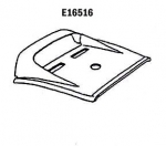 E16516 PANEL-REAR UPPER-COUPE-HAND LAYUP-BLACK-68-73