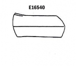 E16540 DOOR-SKIN-HAND LAYUP-RIGHT HAND-69-82