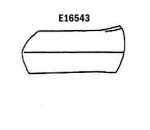 E16543 DOOR-SKIN-HAND LAYUP-BLACK-LEFT HAND-68