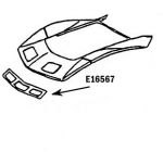 Click Here For Full Product Info E16567 PANEL-FRONT LOWER-PRESS MOLDED-BLACK-73-79