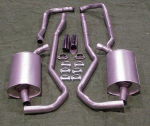 Click Here For Full Product Info E20082 EXHAUST SYSTEM-STAINLESS STEEL-2 TO 2.5 INCH-SMALL BLOCK-MANUAL-68-72
