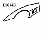 Click Here For Full Product Info E16743 FENDER-FRONT-HAND LAYUP-LEFT HAND-80-82