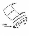 Click Here For Full Product Info E16861 FENDER-REAR-HAND LAYUP-RIGHT-63-67