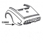 Click Here For Full Product Info E16862 FENDER-REAR-HAND LAYUP-LEFT-68-69