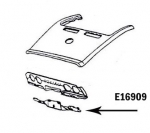E16909 PANEL-WITH STANDARD EXHAUST-REAR FILLER-HAND LAYUP-69