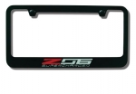 E17099 FRAME-LICENSE PLATE-Z06 SUPERCHARGED-BLACK