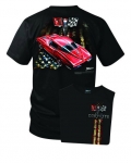 E17117 SHIRT-PATRIOTIC CORVETTE-BLACK