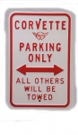 Click Here For Full Product Info E17260 SIGN-C5 CORVETTE PARKING