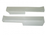 E1743 SILL EASE- COVERS /  PROTECTORS-CLEAR-PLAIN-SLIP FIT OVER SILL-PAIR-90-96