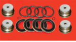 E17578 CONVERSION KIT-BRAKE CALIPER-O RING STYLE-FRONT-SEALS & PISTONS-W/ INSULATORS-1 CALIPER-65-82