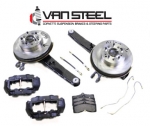 E17622 BRAKE KIT-CONVERSION-DISC BRAKES-REAR-COMPLETE PACKAGE-63-64