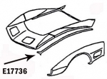 Click Here For Full Product Info E17736 BONDING STRIP-SIDE FENDER TO HOOD SURROUND-LEFT-80-82