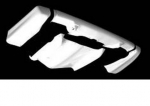 Click Here For Full Product Info E18060 REAR-WRAP-TUNNEL-4 PIECES-FIBERGLASS-HAND LAYUP-MOTOR SPORT-91-96