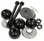 Click Here For Full Product Info E18214 MOUNT KIT-REAR SPRING-POLYURETHANE-ORIGINAL STYLE BOLTS-16 PIECES-63-82