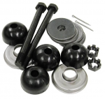 E18214 MOUNT KIT-REAR SPRING-POLYURETHANE-ORIGINAL STYLE BOLTS-16 PIECES-63-82