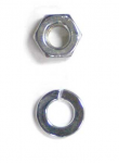 Click Here For Full Product Info E18291 NUT KIT-TURN SIGNAL-LEVER-CHROME PLATED-53-62
