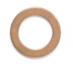 E18302 WASHER-BRAKE LINE-COPPER-BETWEEN RUBBER HOSE AND CALIPER-OR WHEEL CYLINDER-EACH-53-82