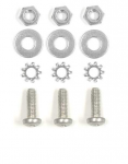 E18469 SCREW KIT-WINDSHIELD WASHER-RESERVOIR-SHIELD-WITH FUEL INJECTION-12 PIECES-58-62