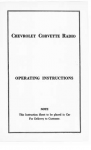 Click Here For Full Product Info E18572 BOOKLET-RADIO INSTRUCTIONS-EACH-53-57