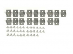 Click Here For Full Product Info E19272 RETAINER KIT-UNDERBODY TUNNEL BLANKET-51 PIECES-68-69