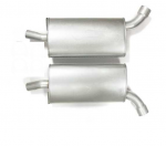 Click Here For Full Product Info E19762 MUFFLER-ALUMINIZED-LOUD-2.5 INCH-PAIR-63-67