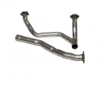 E19834 PIPE-EXHAUST-FRONT-Y PIPE-STAINLESS STEEL-WITHOUT A.I.R.-2 PIECES-76-79
