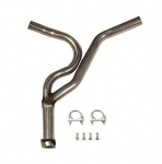 E19837 PIPE-EXHAUST-REAR-Y PIPE-STAINLESS STEEL-2.25 INCH-76-77 ALL-78 L48