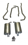 Click Here For Full Product Info E19990 EXHAUST SYSTEM-ALUMINIZED-2 INCH-SMALL BLOCK-AUTOMATIC-73