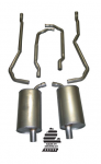 Click Here For Full Product Info E19991 EXHAUST SYSTEM-ALUMINIZED-2 INCH-SMALL BLOCK-MANUAL-73