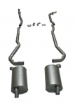 Click Here For Full Product Info E19992 EXHAUST SYSTEM-ALUMINIZED-2 TO 2.5 INCH-SMALL BLOCK-AUTOMATIC-73