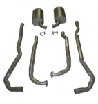 E19993 EXHAUST SYSTEM-ALUMINIZED-2 TO 2.5 INCH-SMALL BLOCK-MANUAL-73
