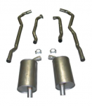 E20094 EXHAUST SYSTEM-STAINLESS STEEL-2.5 INCH-BIG BLOCK-454-MANUAL-73
