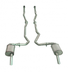 Click Here For Full Product Info E19996 EXHAUST SYSTEM-ALUMINIZED-2 INCH-SMALL BLOCK-AUTOMATIC-74-79
