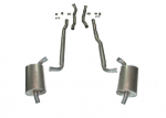 E20010 EXHAUST SYSTEM-ALUMINIZED-2.5 INCH-BIG BLOCK-427-AUTOMATIC-66-67