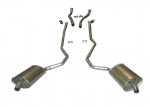 Click Here For Full Product Info E20112 EXHAUST SYSTEM-STAINLESS STEEL-2.5 INCH-BIG BLOCK-427-AUTOMATIC-WELDED MUFFLER-68