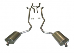 E20026 EXHAUST SYSTEM-ALUMINIZED-2.5 TO 2 INCH-BIG BLOCK-427-MANUAL-WELDED MUFFLER-69
