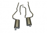 Click Here For Full Product Info E20038 EXHAUST SYSTEM-ALUMINIZED-2 INCH-SMALL BLOCK-MANUAL-WELDED MUFFLER-73