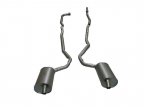 Click Here For Full Product Info E20039 EXHAUST SYSTEM-ALUMINIZED-2 TO 2.5 INCH-SMALL BLOCK-AUTOMATIC-WELDED MUFFLER-73