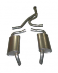 E20045 EXHAUST SYSTEM-ALUMINIZED-CAT BACK-STOCK-L48-78